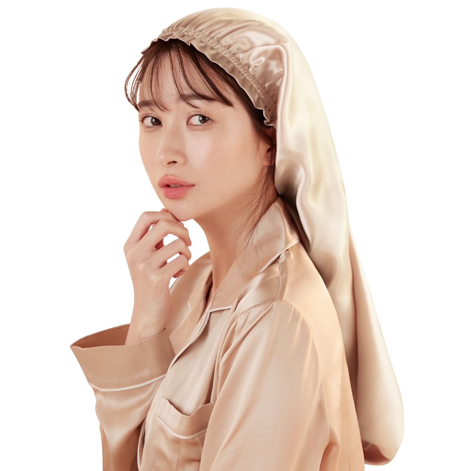 ナイトキャップ ルームキャップ ヘアキャップ 室内 帽子 サイズ調整可能 術 Amazon | [OYUEGE] 室内帽子 ヘアキャップ おしゃれ シルク